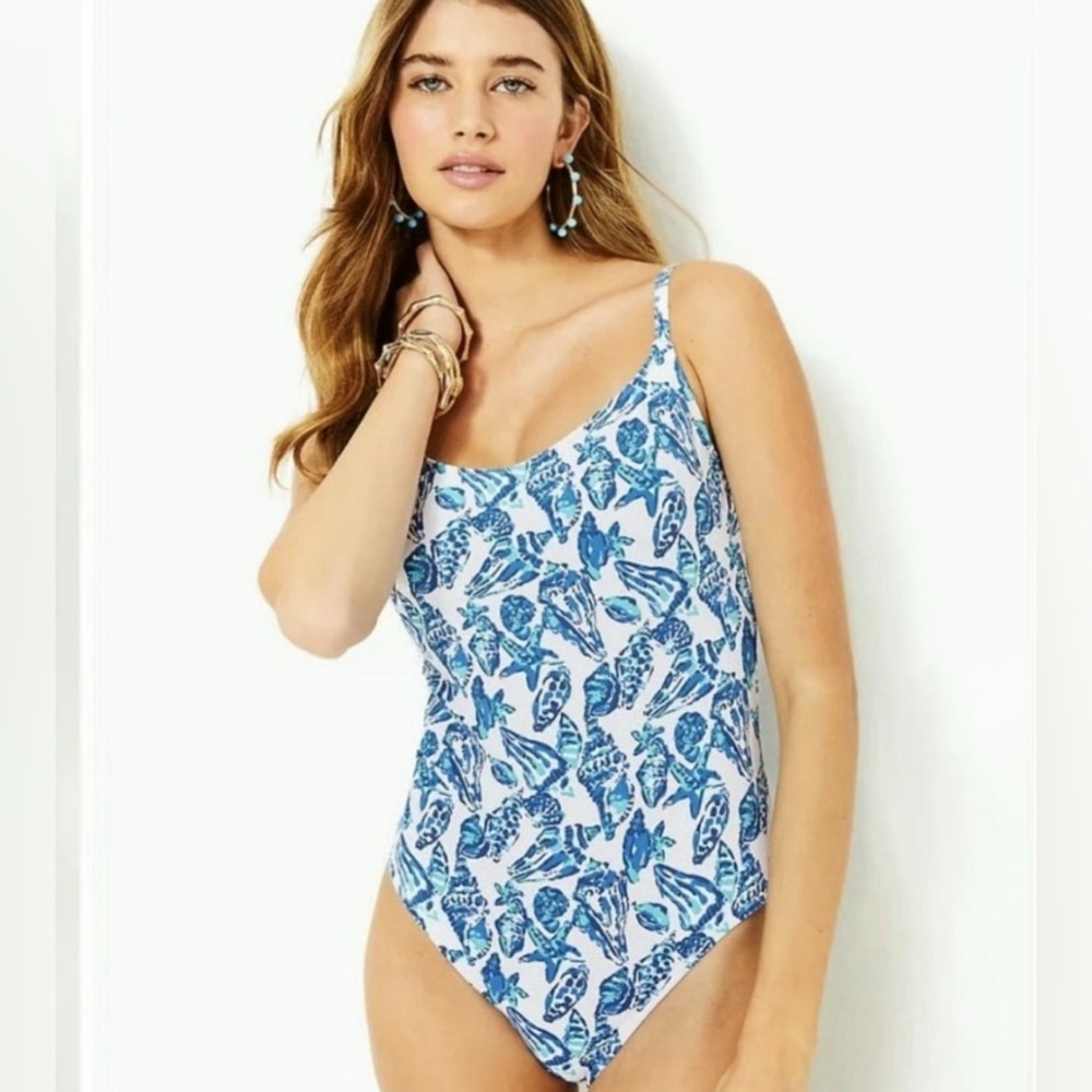 NWTS Lilly Pulitzer Lima Shell One-Piece Swimsuit